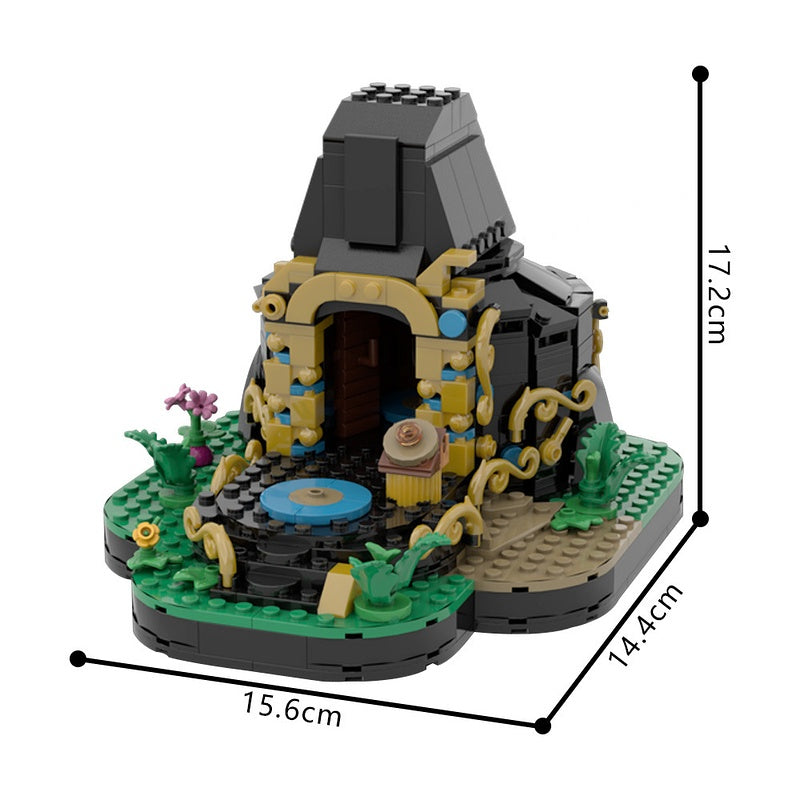 Ancient Fantasy Shrine MOC Architecture Building Kit - 2