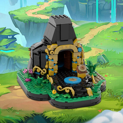 Ancient Fantasy Shrine MOC Architecture Building Kit - 3