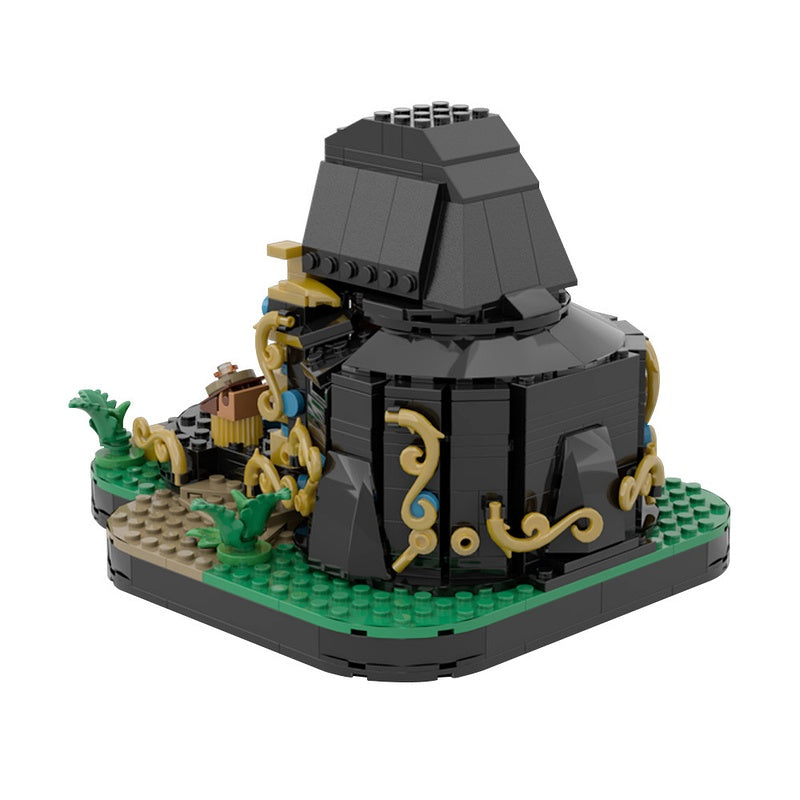 Ancient Fantasy Shrine MOC Architecture Building Kit - 4