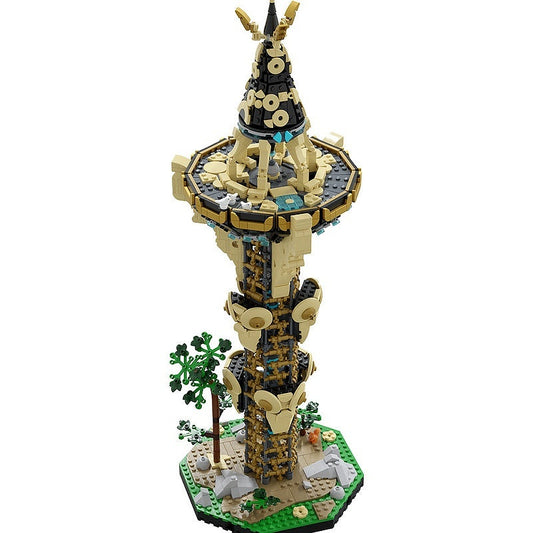 Ancient Guardian Tower MOC Building Kit | Fantasy Architecture Model - 1