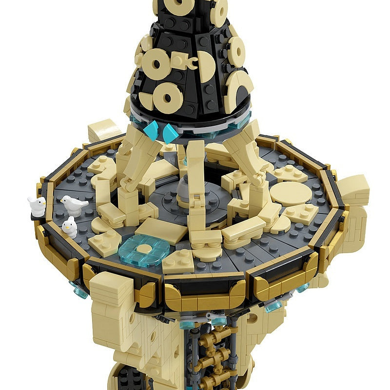 Ancient Guardian Tower MOC Building Kit | Fantasy Architecture Model - 3
