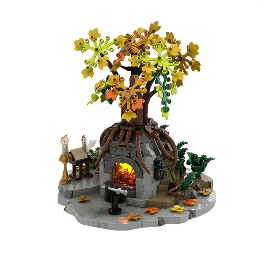 Ancient Sword Reforging Forge MOC Fantasy Building Kit - 1