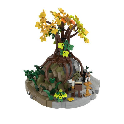Ancient Sword Reforging Forge Scene MOC Kit | LEGO-Compatible Fantasy Build - 2