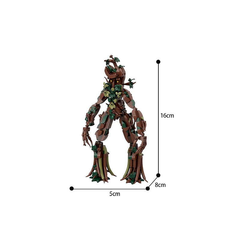 Ancient Tree Giant MOC Fantasy Creature Building Kit - 5