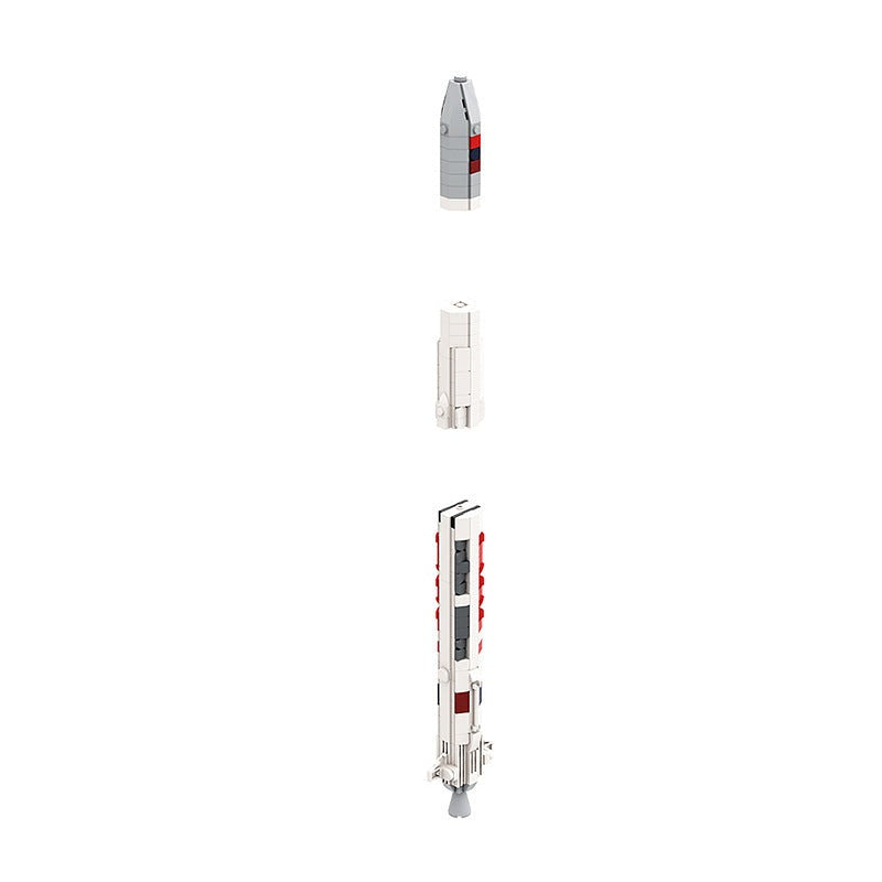 Angara 1.2 Rocket MOC Building Kit | 1:110 Scale Space Launch Model - 3