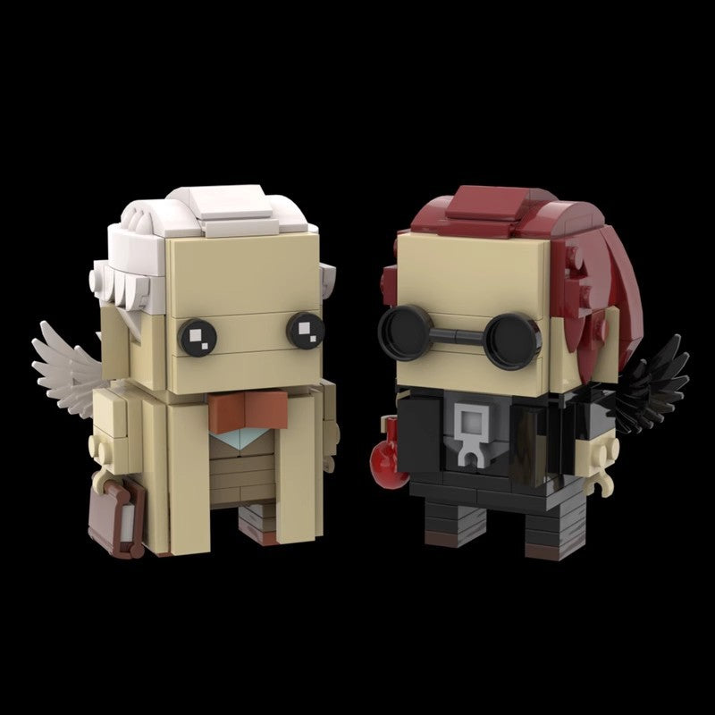 Angel and Demon Pair BrickHeadz MOC Building Kit 2