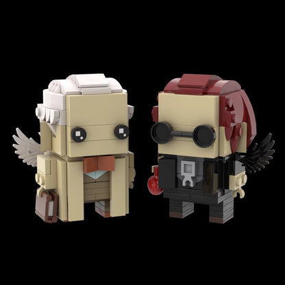 Angel and Demon Pair BrickHeadz MOC Building Kit 3