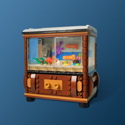 Animated Aquarium MOC Building Kit | Underwater Sea Life Diorama - 2