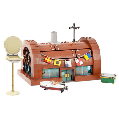 Animated Undersea Burger Restaurant Building Kit | LEGO-Compatible MOC - 2