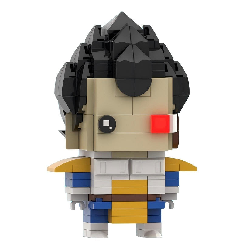 Anime Dragon Warrior BrickHeadz Building Kit | LEGO-Compatible MOC - 14