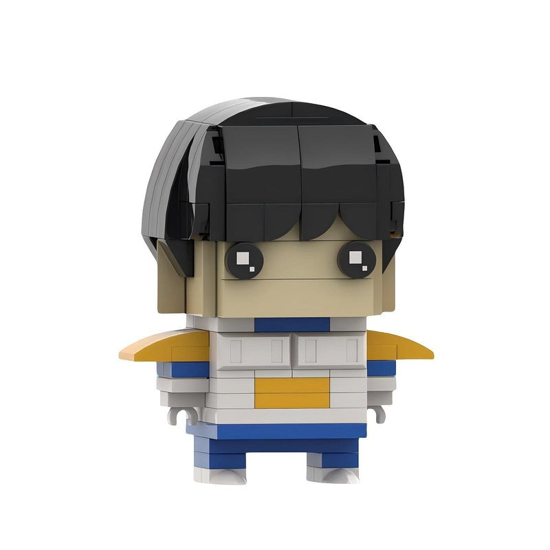 Anime Dragon Warrior BrickHeadz Building Kit | LEGO-Compatible MOC - 2