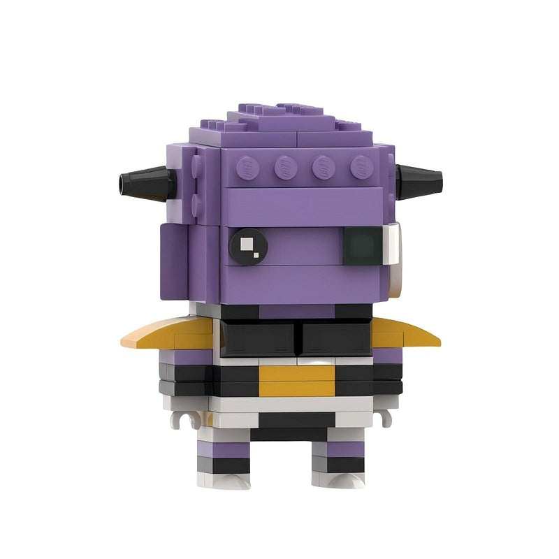 Anime Dragon Warrior BrickHeadz Building Kit | LEGO-Compatible MOC - 3
