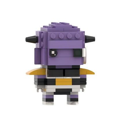 Anime Dragon Warrior BrickHeadz Building Kit | LEGO-Compatible MOC - 3