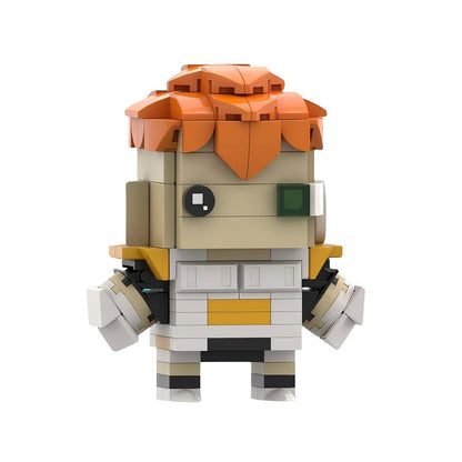 Anime Dragon Warrior BrickHeadz Building Kit | LEGO-Compatible MOC - 4