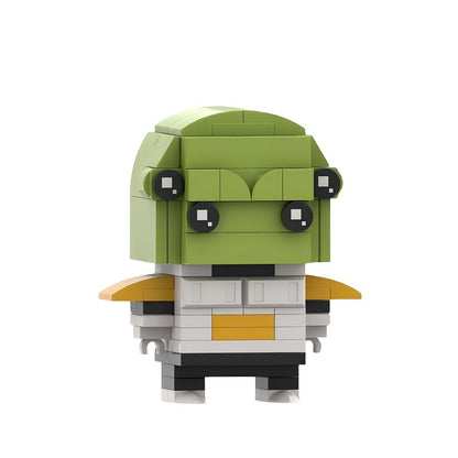 Anime Dragon Warrior BrickHeadz Building Kit | LEGO-Compatible MOC - 7