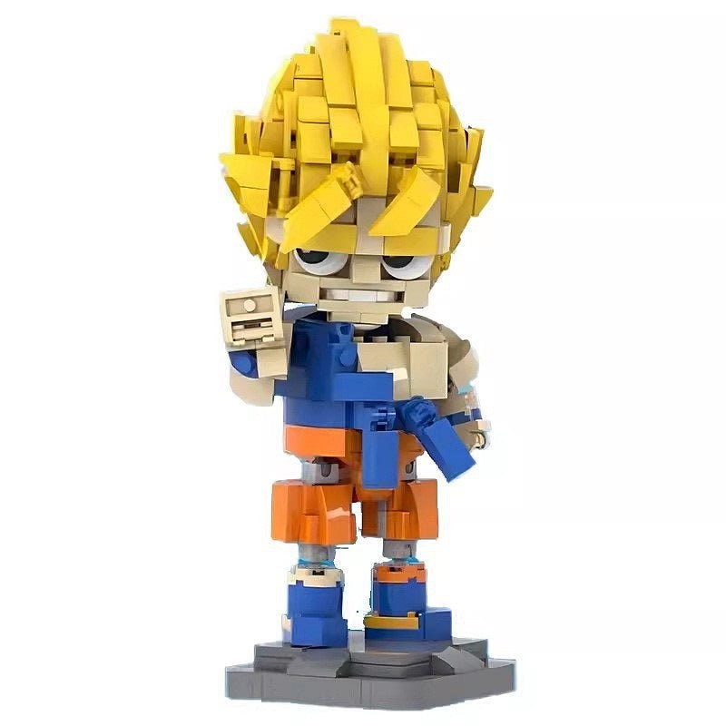 Anime Energy Warrior Transforming Hero MOC Figure Building Kit - 1