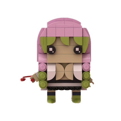 Anime Hero Slayer Squad Brickheadz Building Kit | LEGO-Compatible MOC - 10