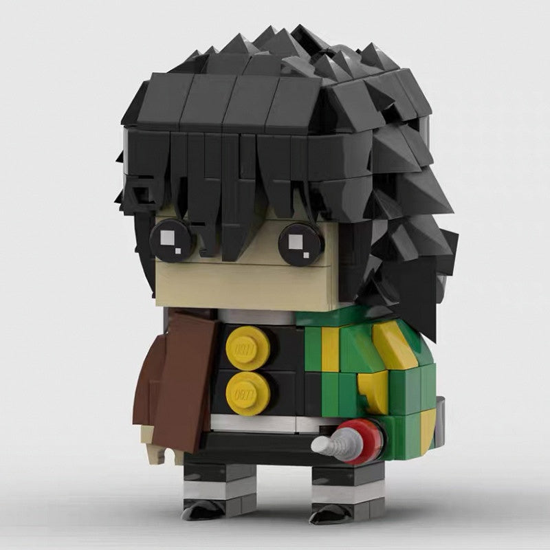Anime Hero Slayer Squad Brickheadz Building Kit | LEGO-Compatible MOC - 11