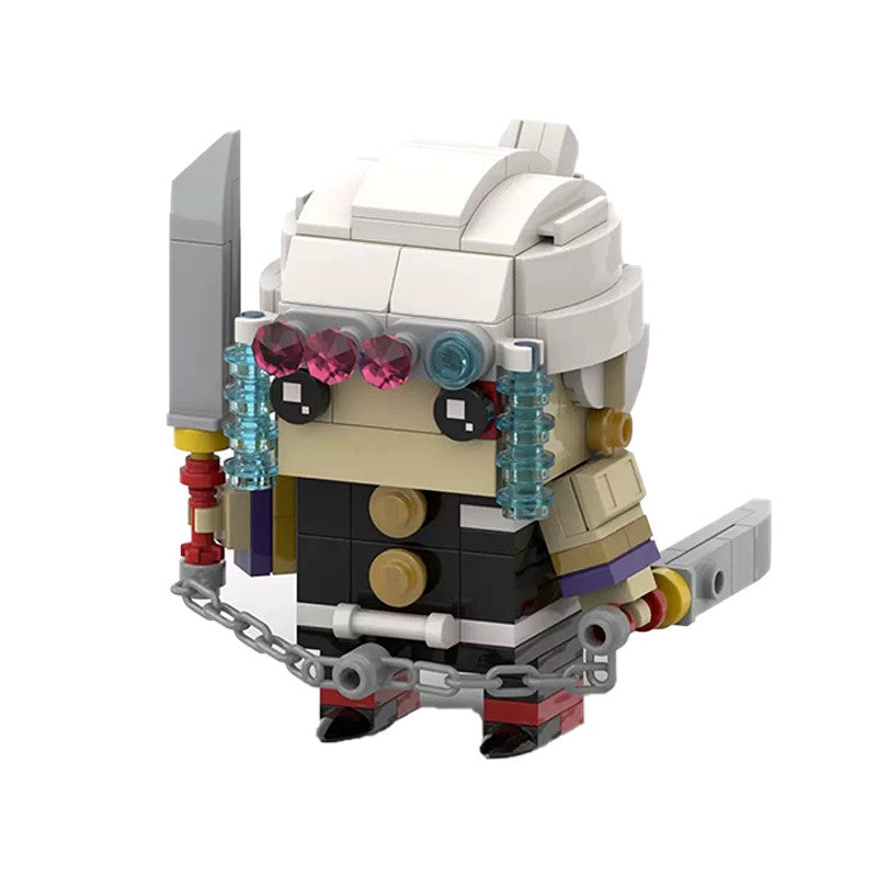Anime Hero Slayer Squad Brickheadz Building Kit | LEGO-Compatible MOC - 17