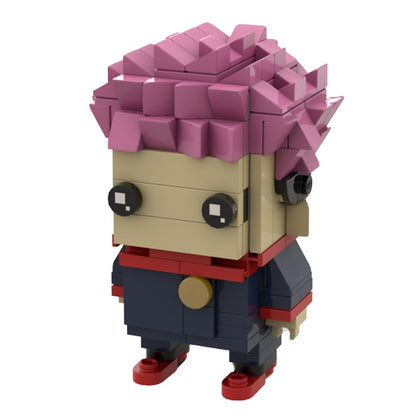 Anime Hero Slayer Squad Brickheadz Building Kit | LEGO-Compatible MOC - 35