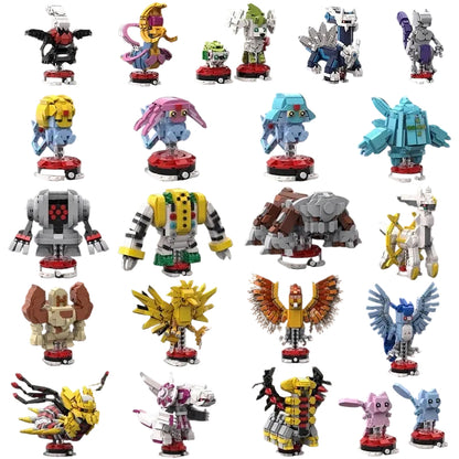 Anime Monster Character BrickHeadz Building Kit | LEGO-Compatible MOC - 1