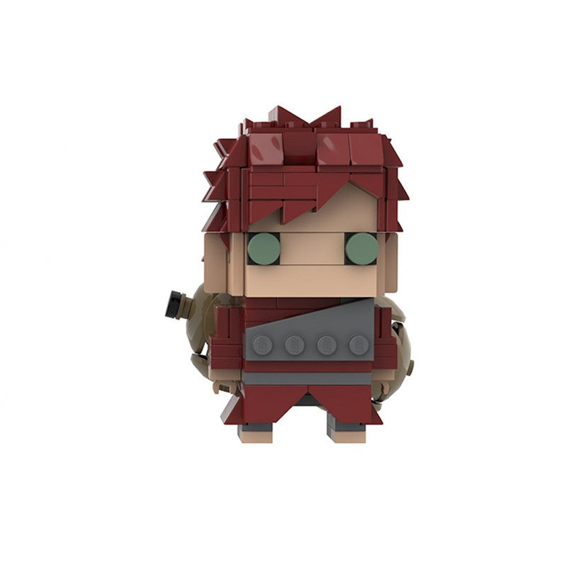 Anime Ninja Hero BrickHeadz Building Kit | LEGO-Compatible MOC - 11