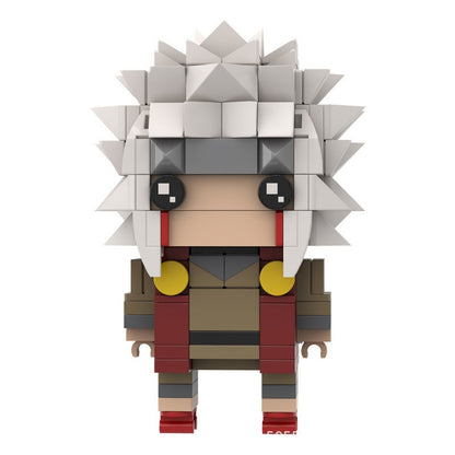 Anime Ninja Hero BrickHeadz Building Kit | LEGO-Compatible MOC - 1