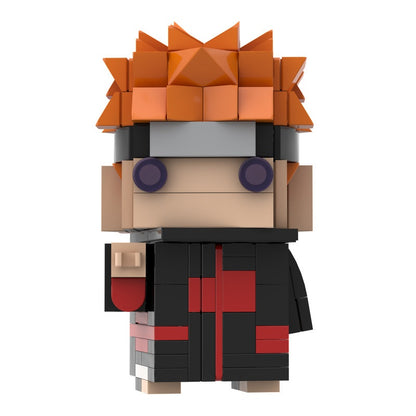 Anime Ninja Hero BrickHeadz Building Kit | LEGO-Compatible MOC - 2