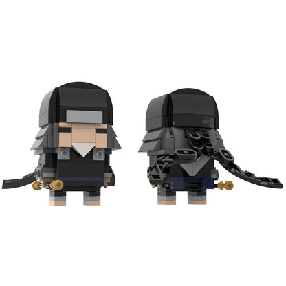 Anime Ninja Hero BrickHeadz Building Kit | LEGO-Compatible MOC - 21