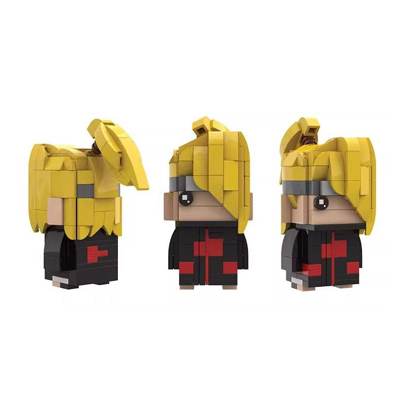 Anime Ninja Hero BrickHeadz Building Kit | LEGO-Compatible MOC - 31