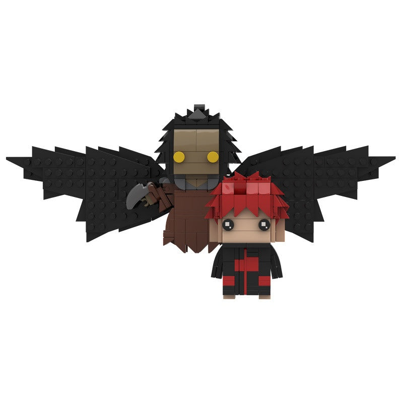 Anime Ninja Hero BrickHeadz Building Kit | LEGO-Compatible MOC - 34