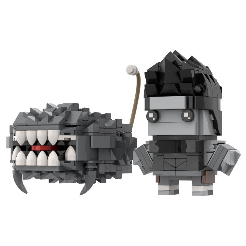 Anime Ninja Hero BrickHeadz Building Kit | LEGO-Compatible MOC - 38