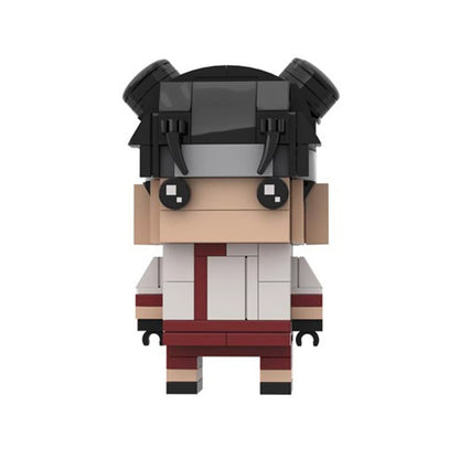 Anime Ninja Hero BrickHeadz Building Kit | LEGO-Compatible MOC - 3