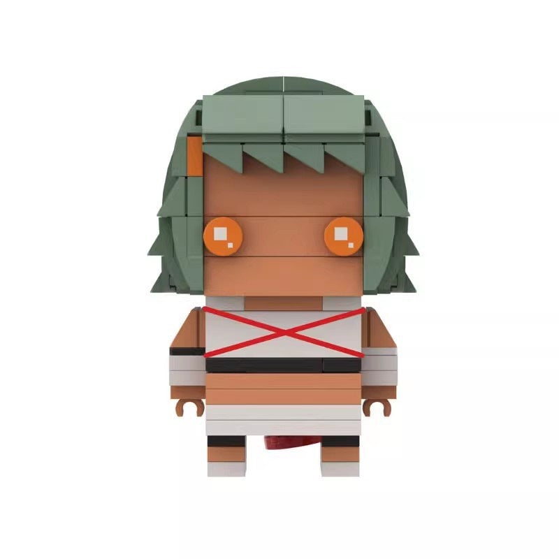Anime Ninja Hero BrickHeadz Building Kit | LEGO-Compatible MOC - 4