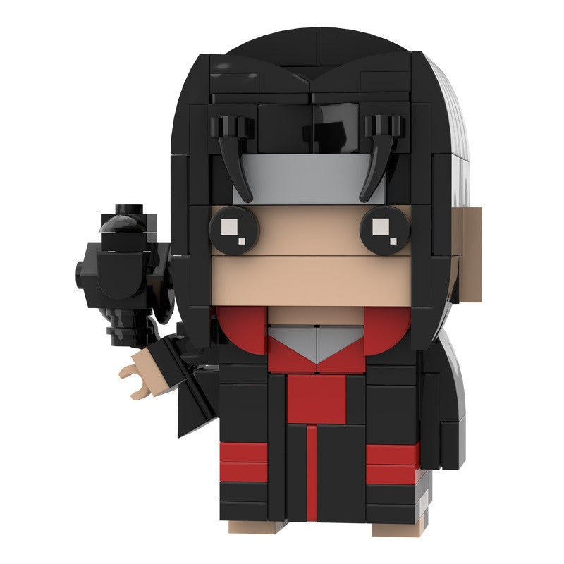 Anime Ninja Hero BrickHeadz Building Kit | LEGO-Compatible MOC - 9