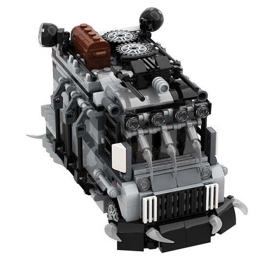 Anti Zombie Van MOC Building Kit | Armored Survival Vehicle Model - 1