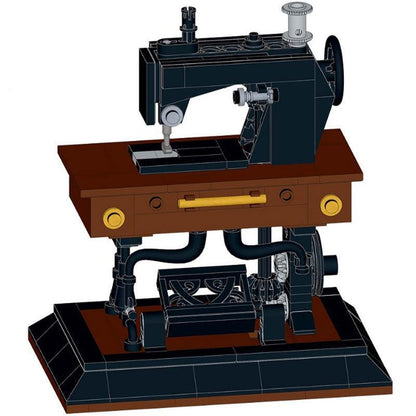 Antique Singer Manual Machine Building Kit | Compatible MOC - 1