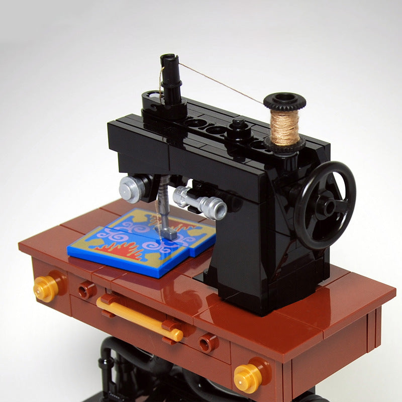 Antique Singer Manual Machine Building Kit | Compatible MOC - 3