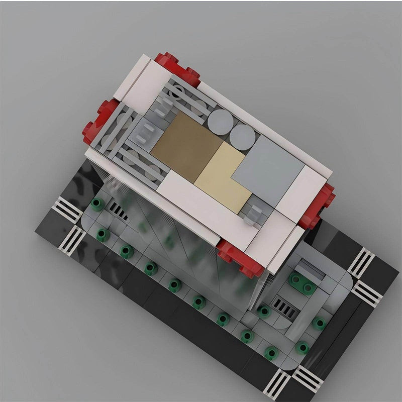 Aon Center LA Skyscraper Building Kit | 1/650 Scale LEGO-Compatible MOC - 4