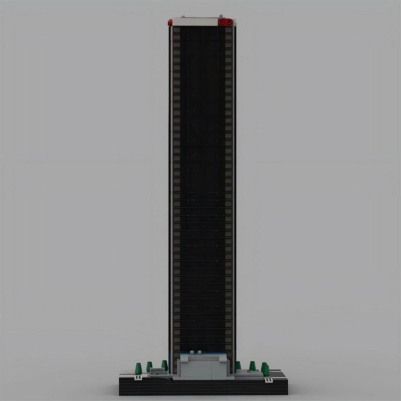 Aon Center LA Skyscraper MOC Building Kit | Micro Urban Skyline Model - 3