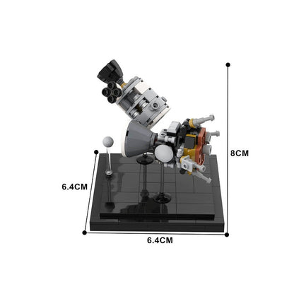 Apollo 13 Diorama MOC Building Kit | Space Mission Display Model - 3