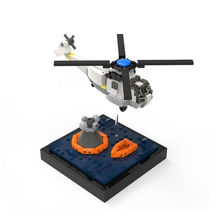 Apollo Recovery Mission MOC Building Kit | Lunar Space Exploration Model - 4