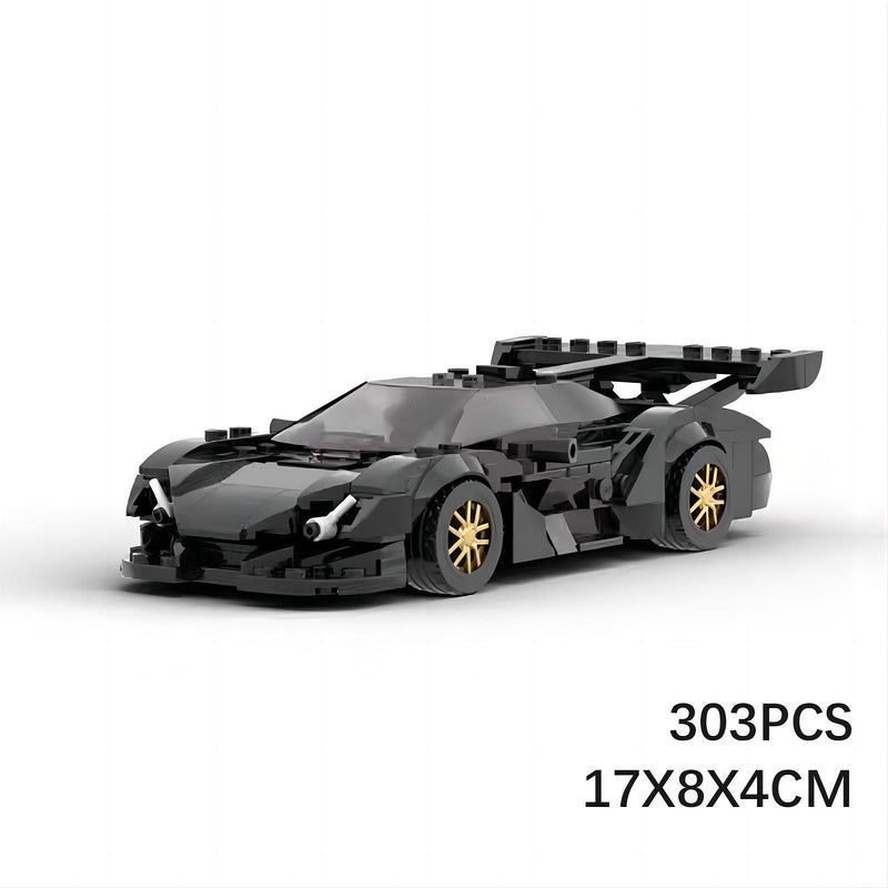 Apollo-Style Intense Emotion Hypercar Building Kit | LEGO-Compatible MOC - 5