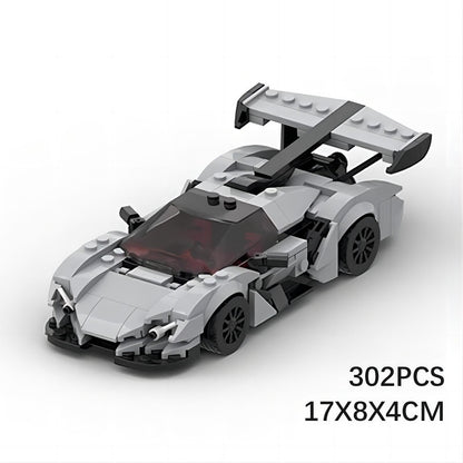 Apollo-Style Intense Emotion Hypercar Building Kit | LEGO-Compatible MOC - 7