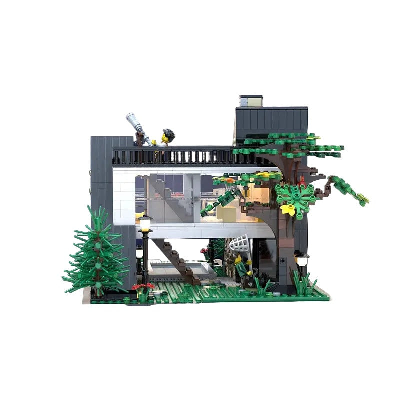 Ararat Villa MOC Building Kit | Elegant Residential Architecture Model - 3