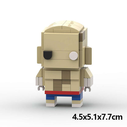 Arcade Fighting Game Brickheadz Building Kit | LEGO-Compatible MOC - 11