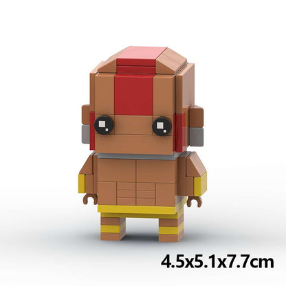 Arcade Fighting Game Brickheadz Building Kit | LEGO-Compatible MOC - 6
