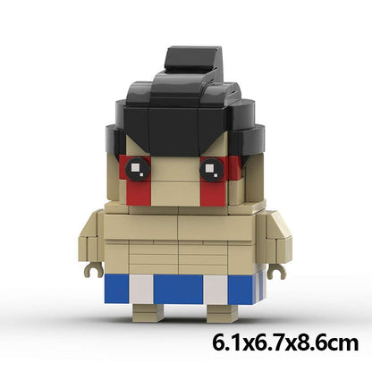 Arcade Fighting Game Brickheadz Building Kit | LEGO-Compatible MOC - 8