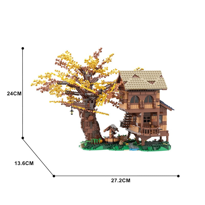 Arcadian Hut Forest Cabin Building Kit | LEGO-Compatible MOC - 3