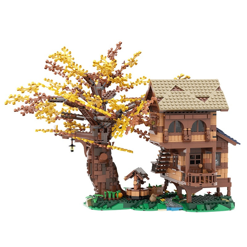 Arcadian Hut Forest Cabin Building Kit | LEGO-Compatible MOC - 4